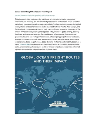 Global Ocean Freight Routes and Their Impact