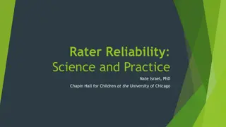 Understanding Rater Reliability in Behavioral Health Concerns