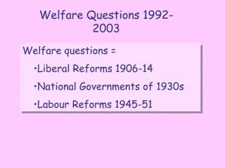 History of British Welfare State Reforms: Trends and Predictions