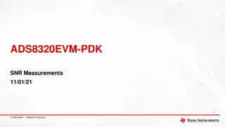 Optimizing FFT Analysis for ADS8320EVM-PDK SNR Measurements