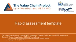 Value Chain Project by HIWeather and SERA WG: Rapid Assessment Template