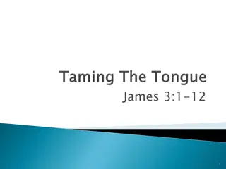Wisdom from Scripture: Controlling the Power of Words