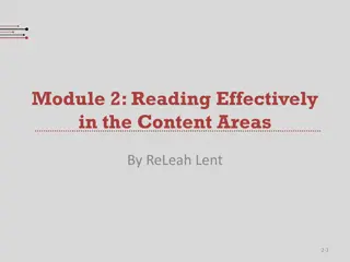 Effective Strategies for Engaging Content Area Reading