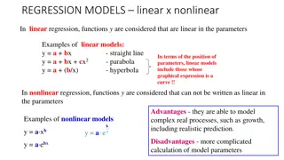 Understanding Linear and Nonlinear Regression Models in Statistics