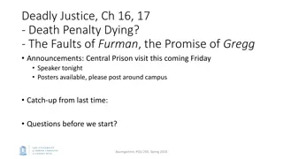 Understanding the Decline of the Death Penalty in Recent Years