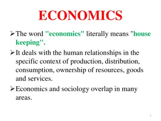 Understanding Economics, Health Economics, and Natural Resources in India