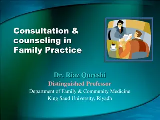 Understanding Consultation and Counseling in Family Practice
