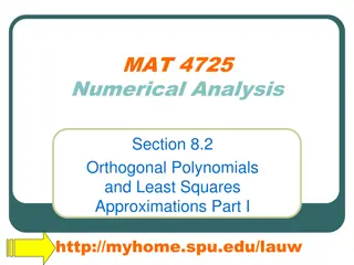 Understanding Orthogonal Polynomials for Least Squares Approximations