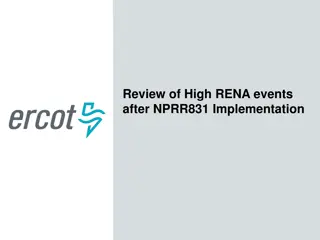 Analyzing High RENA Events Post NPRR831 Rollout