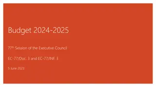 Executive Council Budget 2024-2025 Highlights