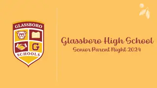 Glassboro High School Senior Year College Preparation Guide