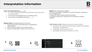 City of Boston Public Meeting Agenda Updates