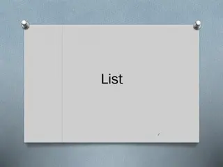 Introduction to Python Lists: Concepts and Examples