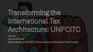 Transforming the International Tax Architecture: Insights from Lyla Latif's Workshop in Tunis