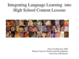 Integrating Language Learning into High School Content Lessons with Dr. Alicia Van Borssum
