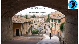 Highlights from XIII FOOT Meeting - Detector Updates, Tools Evolution, Data Takings, and Community Engagement