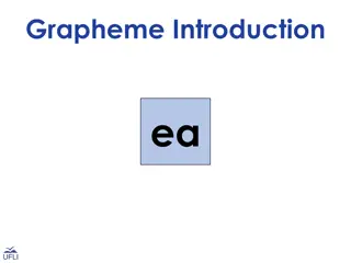 Interactive Grapheme Introduction Activities for Reading Practice