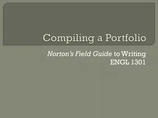 Effective Writing Portfolio Creation Guidelines