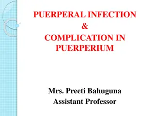 Complications in Puerperium: Causes, Symptoms, and Management