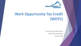 Work Opportunity Tax Credit (WOTC): Key Information and Eligibility Criteria