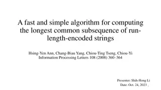 Efficient Algorithm for Longest Common Subsequence of Run-Length Encoded Strings
