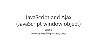 Understanding JavaScript Window and Document Objects