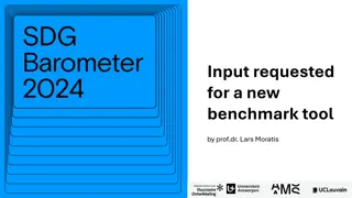Innovative Ideas for New SDG Benchmark Tool