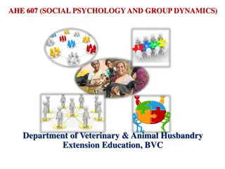 Understanding Group Dynamics in Rural Development and Social Change