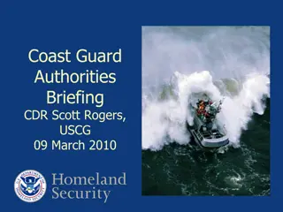 Coast Guard Authorities and Missions Overview