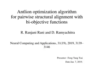 Antlion Optimization Algorithm for Pairwise Structural Alignment