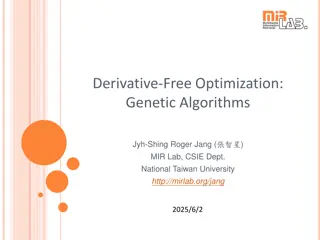 Understanding Genetic Algorithms for Derivative-Free Optimization