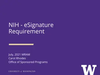Understanding NIH eSignature Requirement Updates