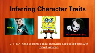 Analyzing Character Traits with Textual Evidence