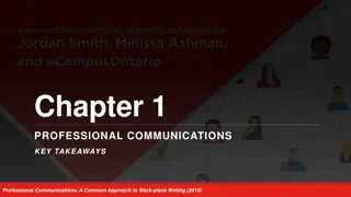 Professional Communication Foundations and Skills in the Digital Age