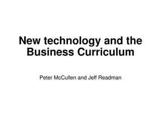 Business Curriculum & Technological Transformations