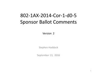 Resolution Proposal for 802.1AX-2014-Cor-1-d0.6 Protocol Amendments