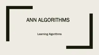 Understanding Neural Network Algorithms and Learning Rules