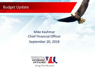 Chief Financial Officer Budget Update and Projections