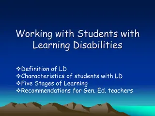 Understanding Students with Learning Disabilities: Definition, Characteristics, and Recommendations