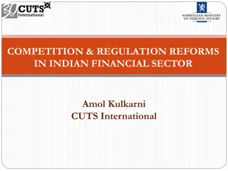 Competition and Regulation Reforms in Indian Financial Sector Analysis