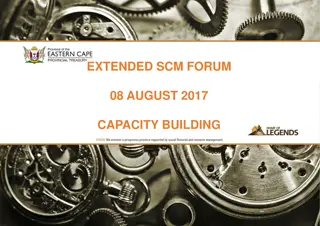 Enhancing Capacity Building in Supply Chain Management - A Detailed Report