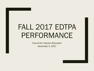 Insights into Fall 2017 EdTPA Performance and Retake Strategies