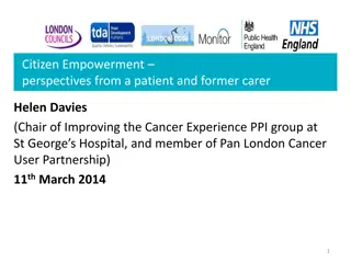 Patient-Carer Perspectives on Citizen Empowerment in Healthcare
