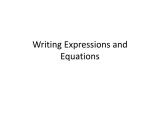Mastering Expressions, Equations, and Translations in Algebra