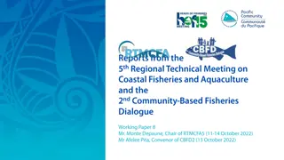 Regional Technical Meeting Outcomes and Recommendations for HoF15