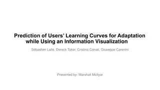 Predicting User Learning Curves in Information Visualization Studies