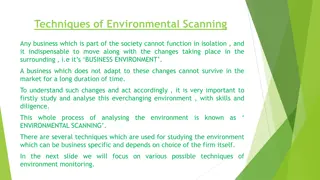 Environmental Scanning Techniques for Business Adaptation