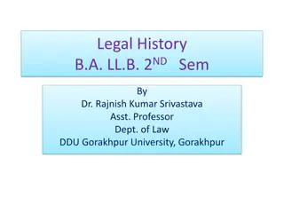 Evolution of Judicial System in British India