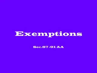 Understanding Exemptions in Factory Inspections