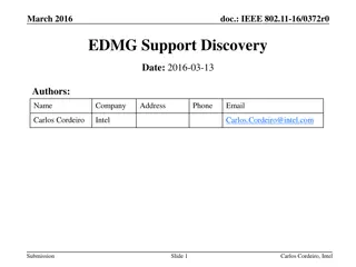 IEEE 802.11-16/0372r0 EDMG Support Discovery